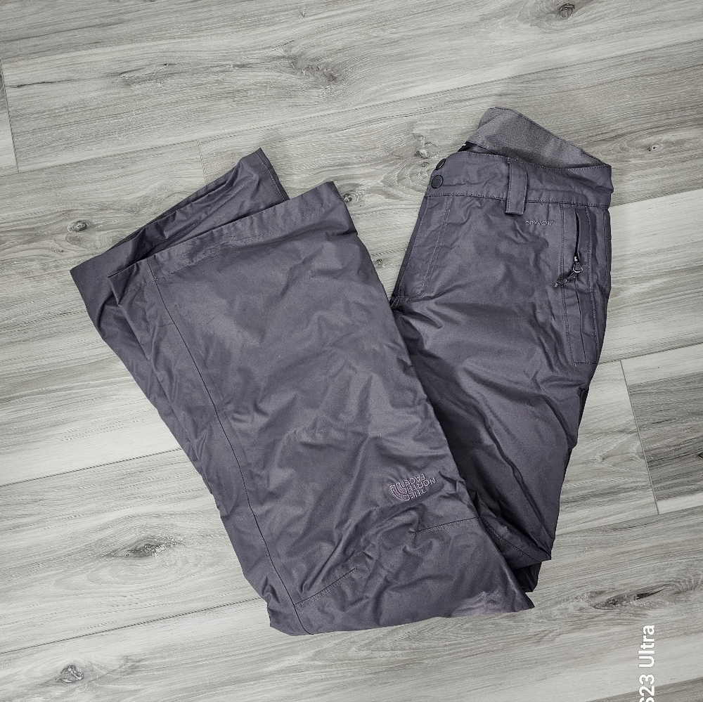 Womens Grey The North Face snow pants SZ M